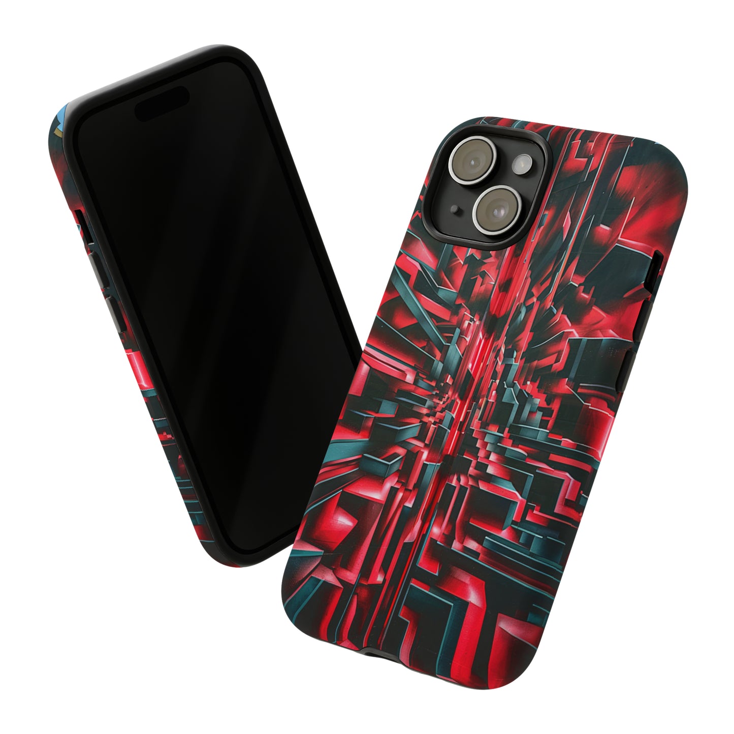 Red Illusion Art  Pattern Tough Case