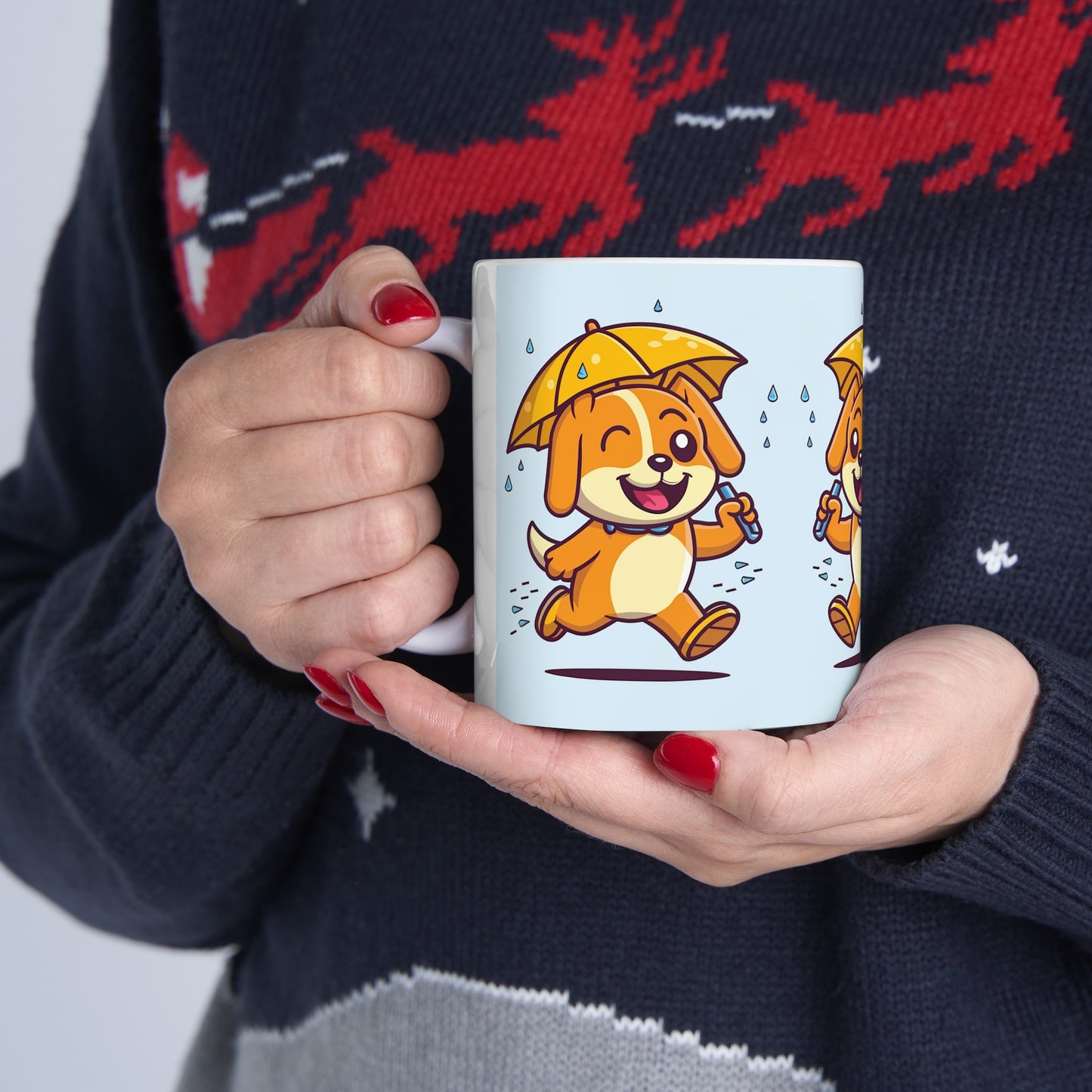 Running Pup Coffee Mug