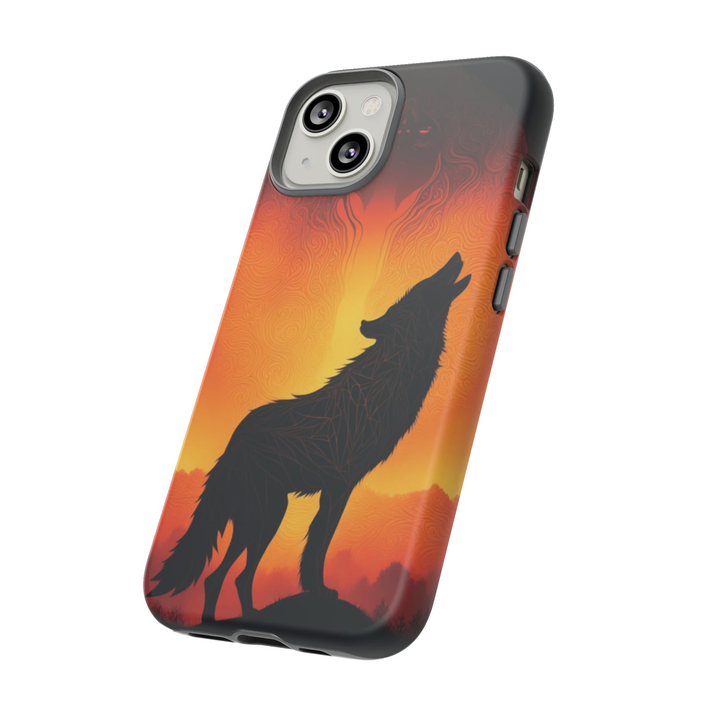 Wolf silhouette Tough Case