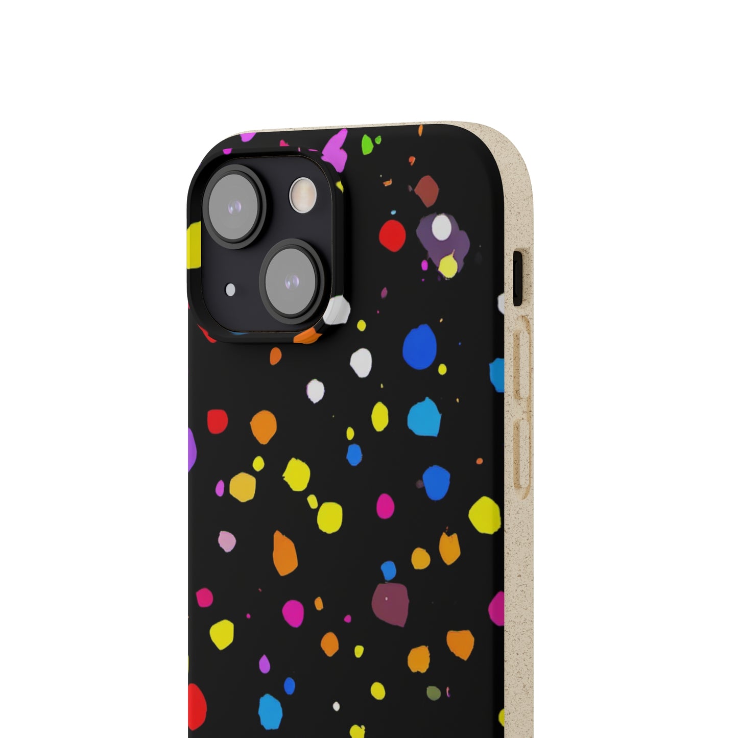 Colorful Dot Parade Biodegradable Case