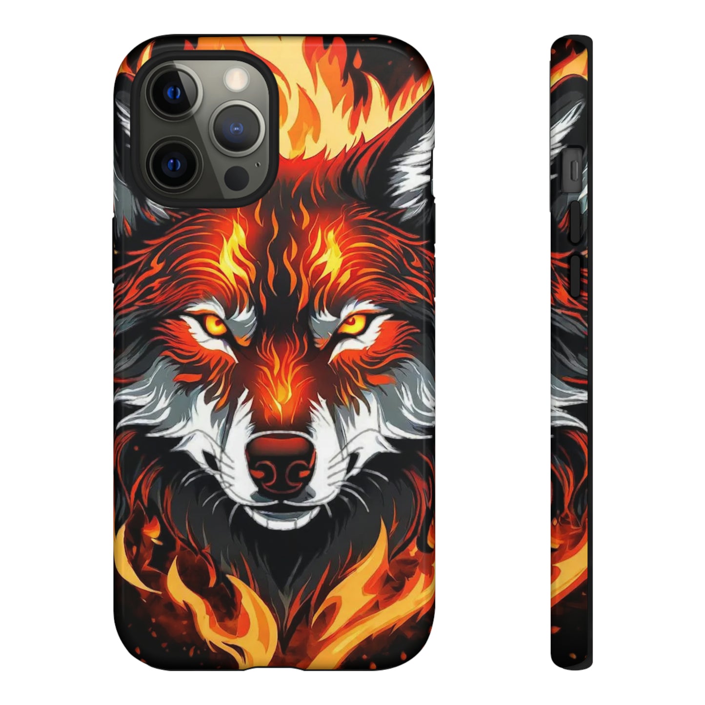 Fiery Wolf Tough Case