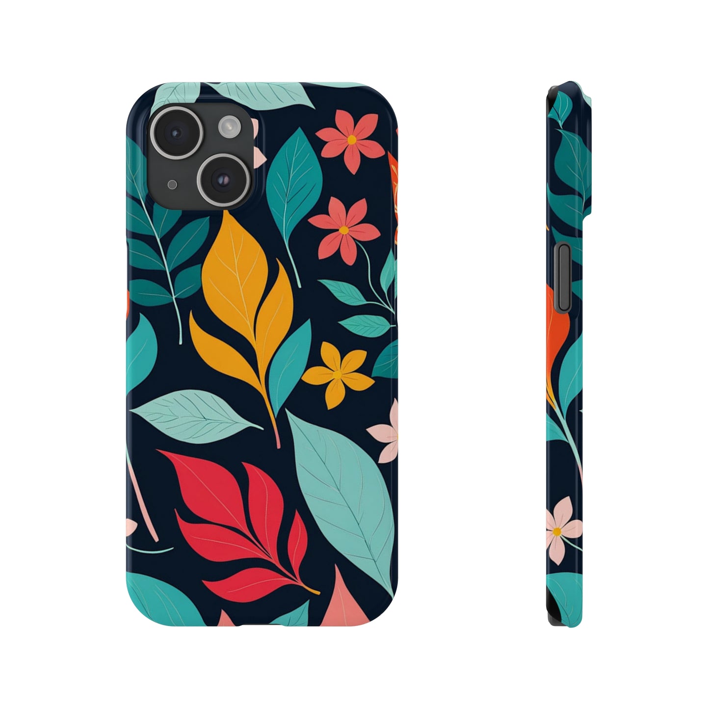 Flower Leaf Slim Phone Case