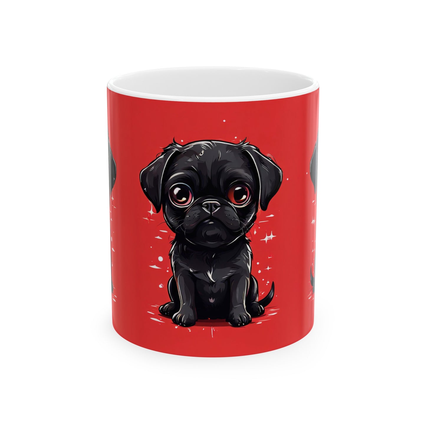 Black Puppy Coffee Mug