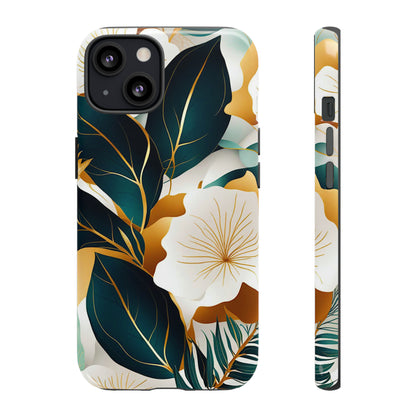 White Flowers Art Tough Case