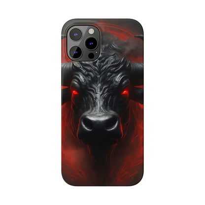 Red Eye Bull Slim Phone Case - Colorwink