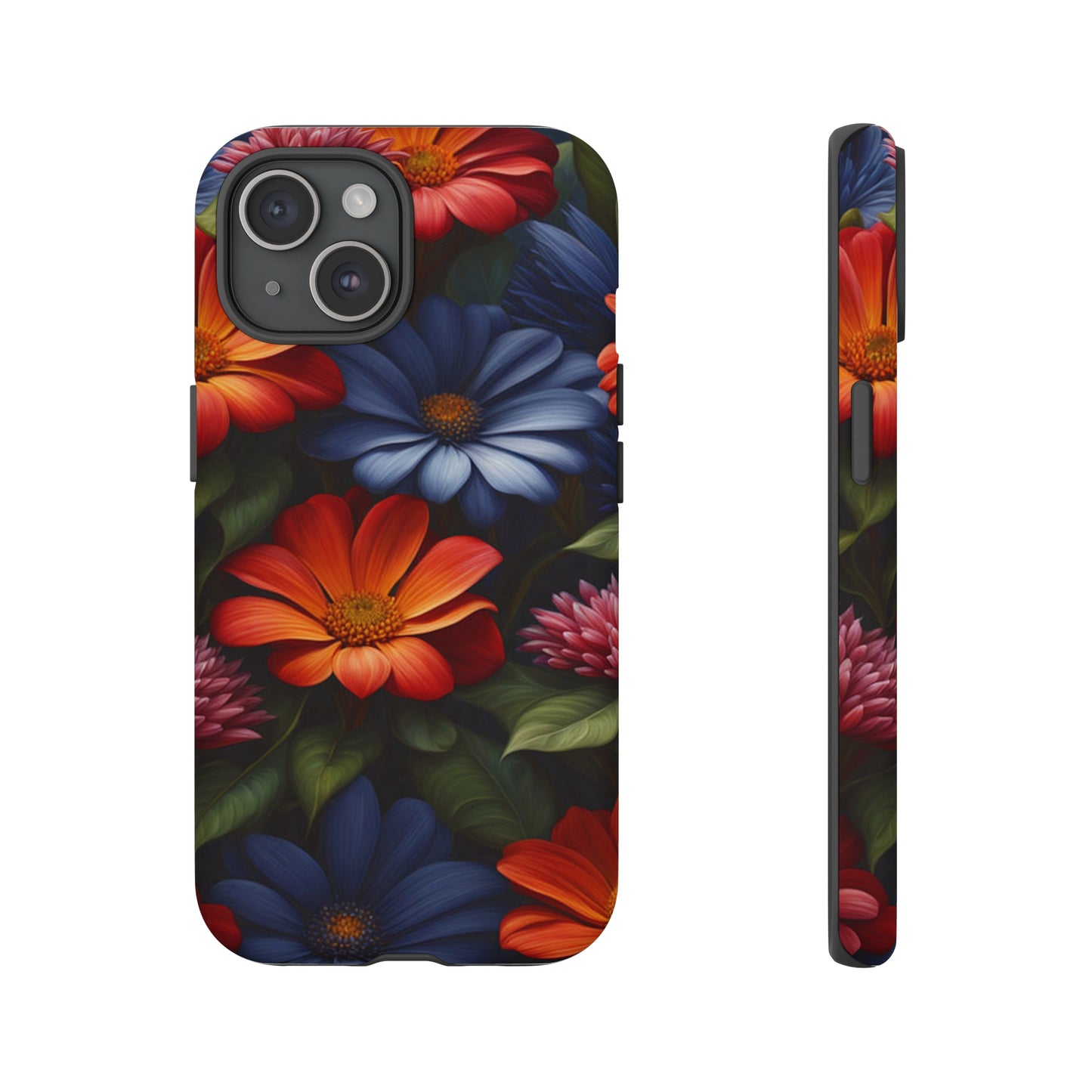 Flame Flowers Tough Case