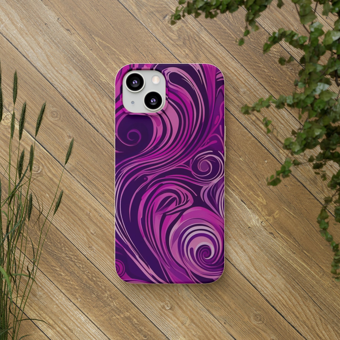 Abstract Illusions Biodegradable Case