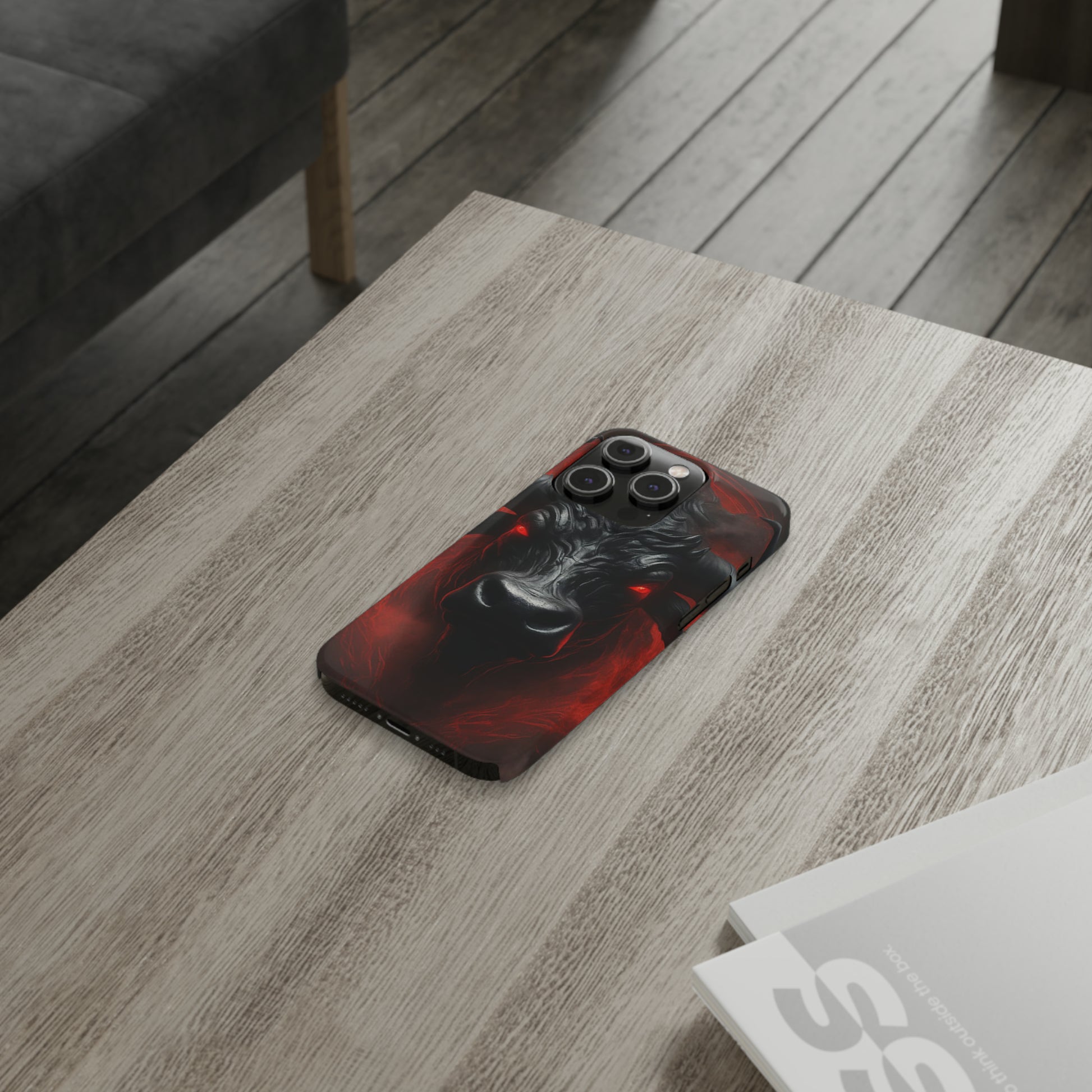 Red Eye Bull Slim Phone Case - Colorwink