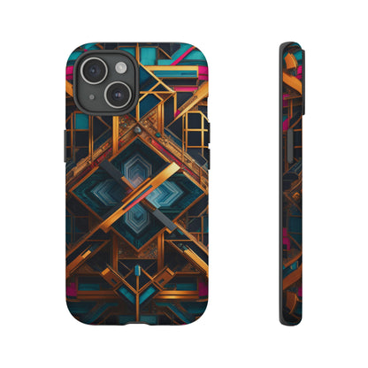 Abstract Tesseract Tough Case