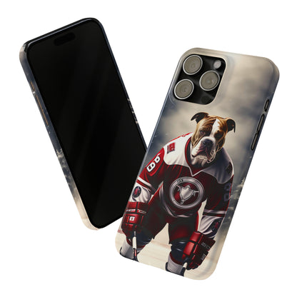 Ice Hockey Player Slim Phone Case - Colorwink