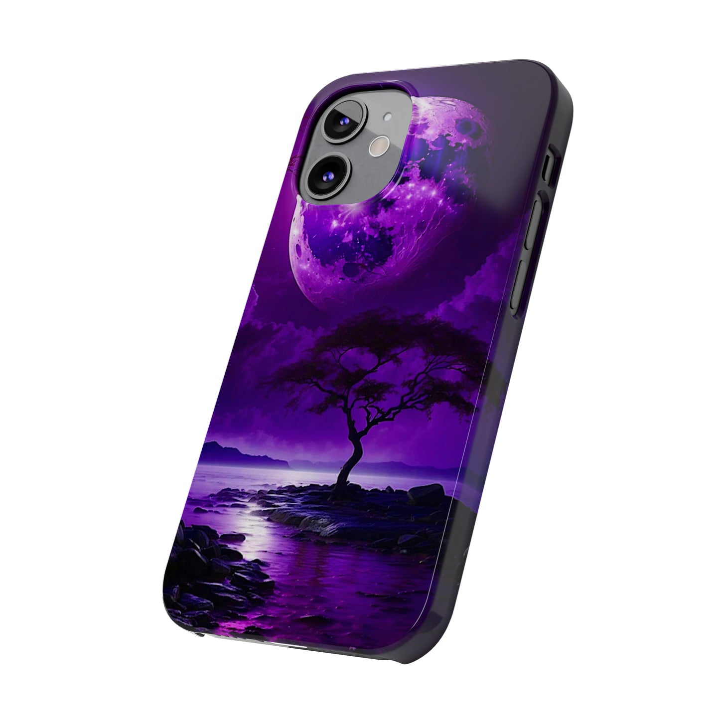 Violet Moon Slim Phone Case - Colorwink