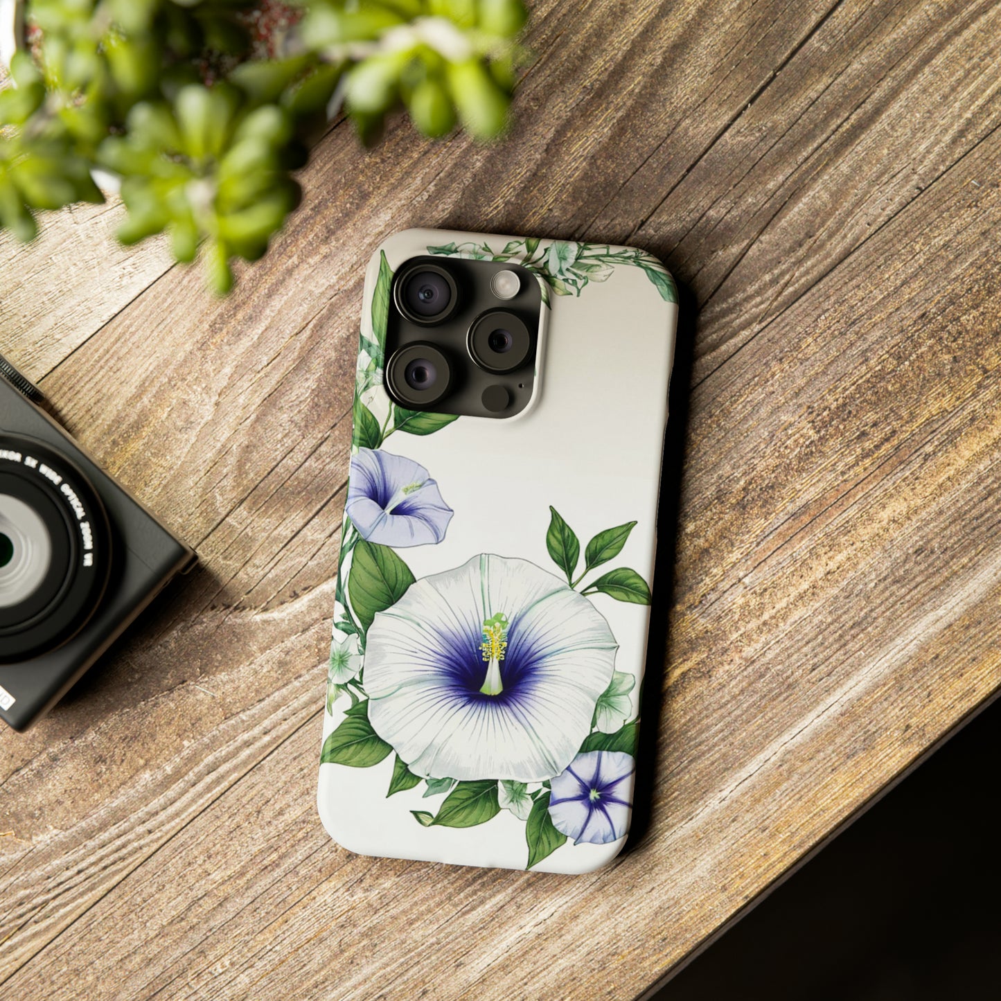 Morning Glory Slim Phone Case - Colorwink