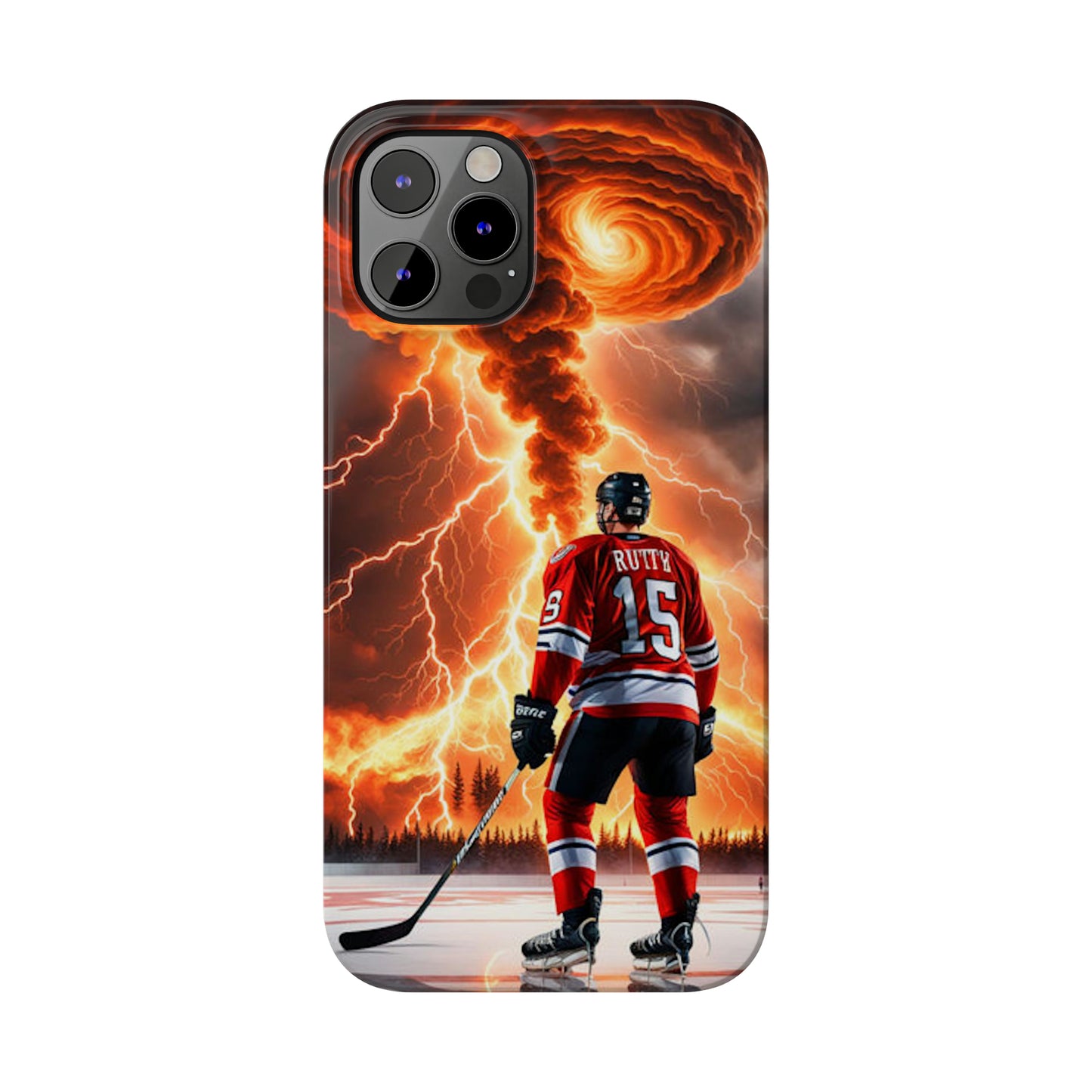 Ice Hockey Slim Phone Case - Colorwink