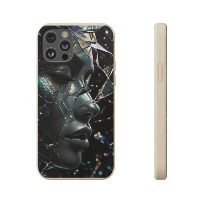 Fractured Glass art Biodegradable Case