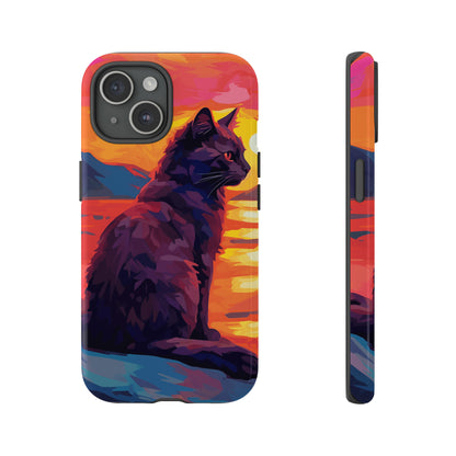 Sunset Cat Tough Case