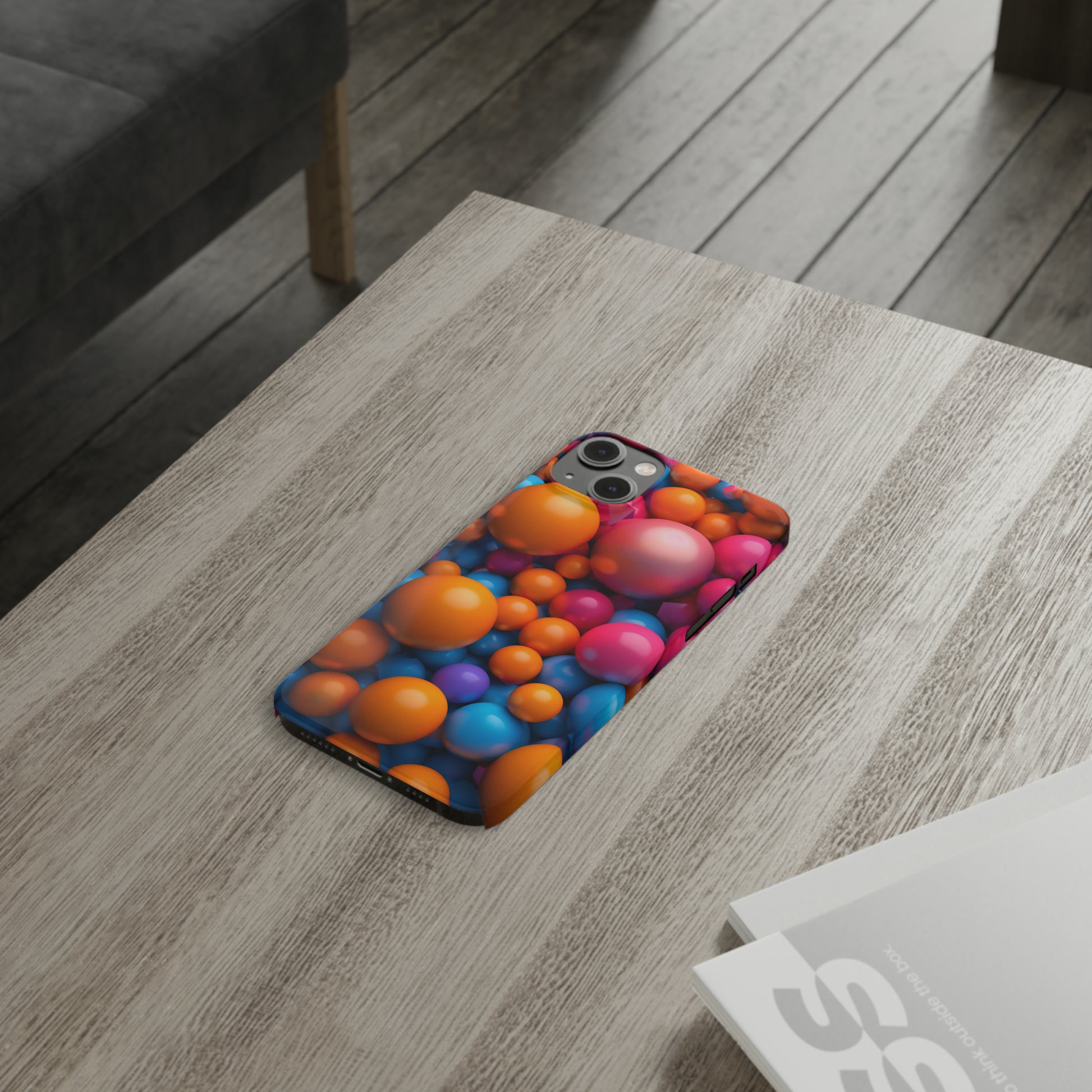 Colorful Pearls Slim Phone Case - Colorwink