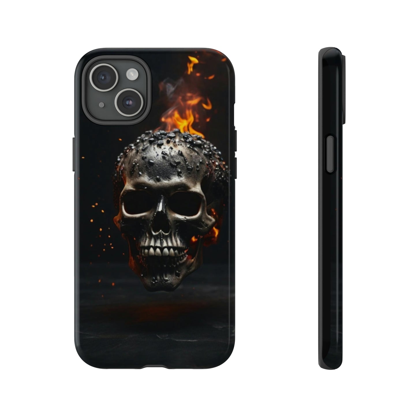 Fiery Skull Tough Case