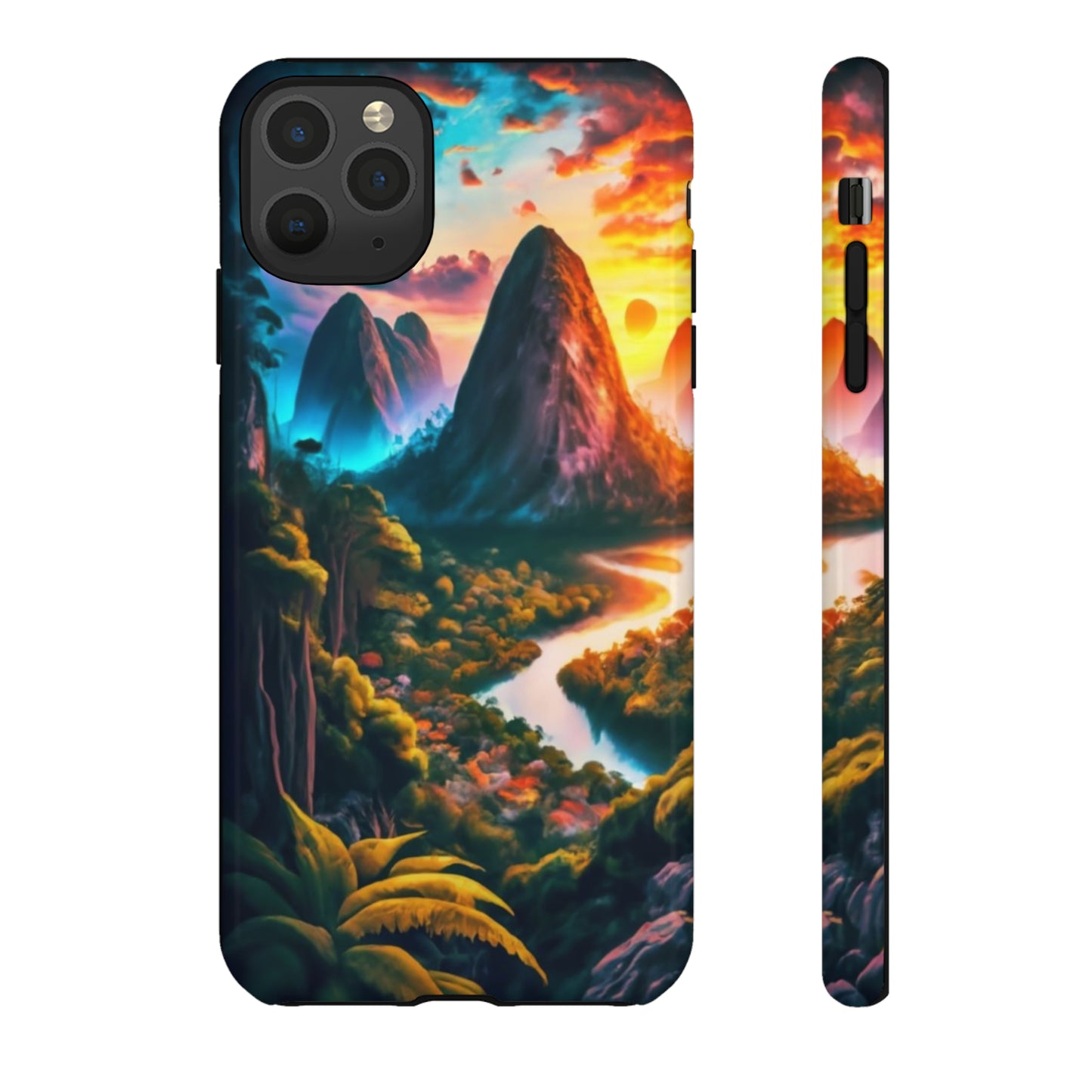 Glowing Mountain Tough Case