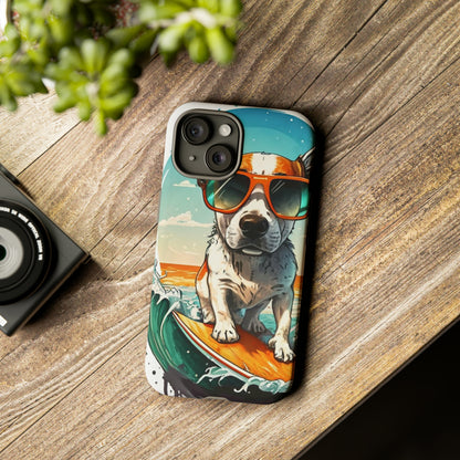 Dog Surfer Tough Case