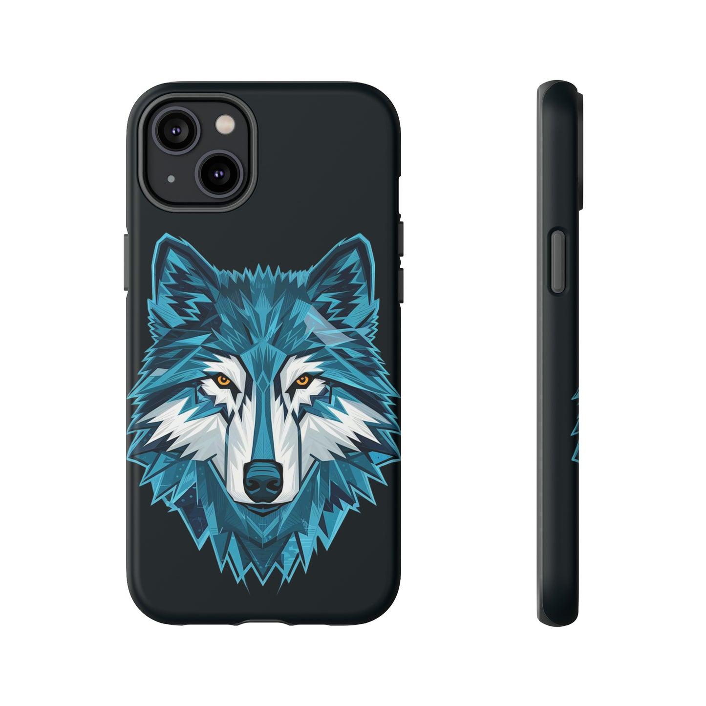 Cubism Wolf Art Tough Case