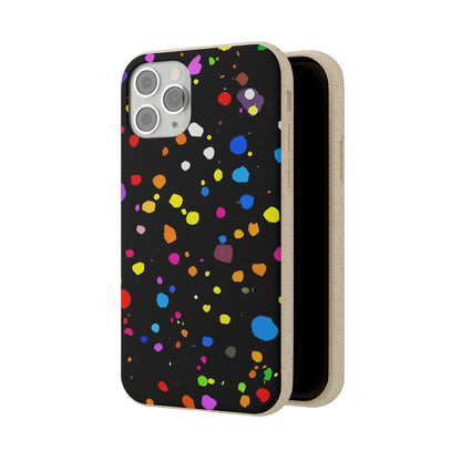 Colorful Dot Parade Biodegradable Case