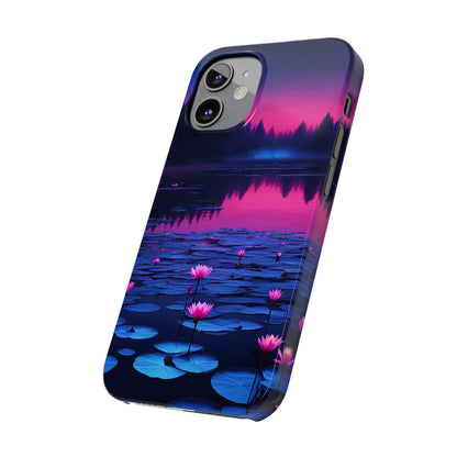 Water Lilies Slim Phone Case - Colorwink