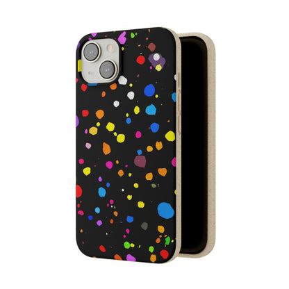 Colorful Dot Parade Biodegradable Case