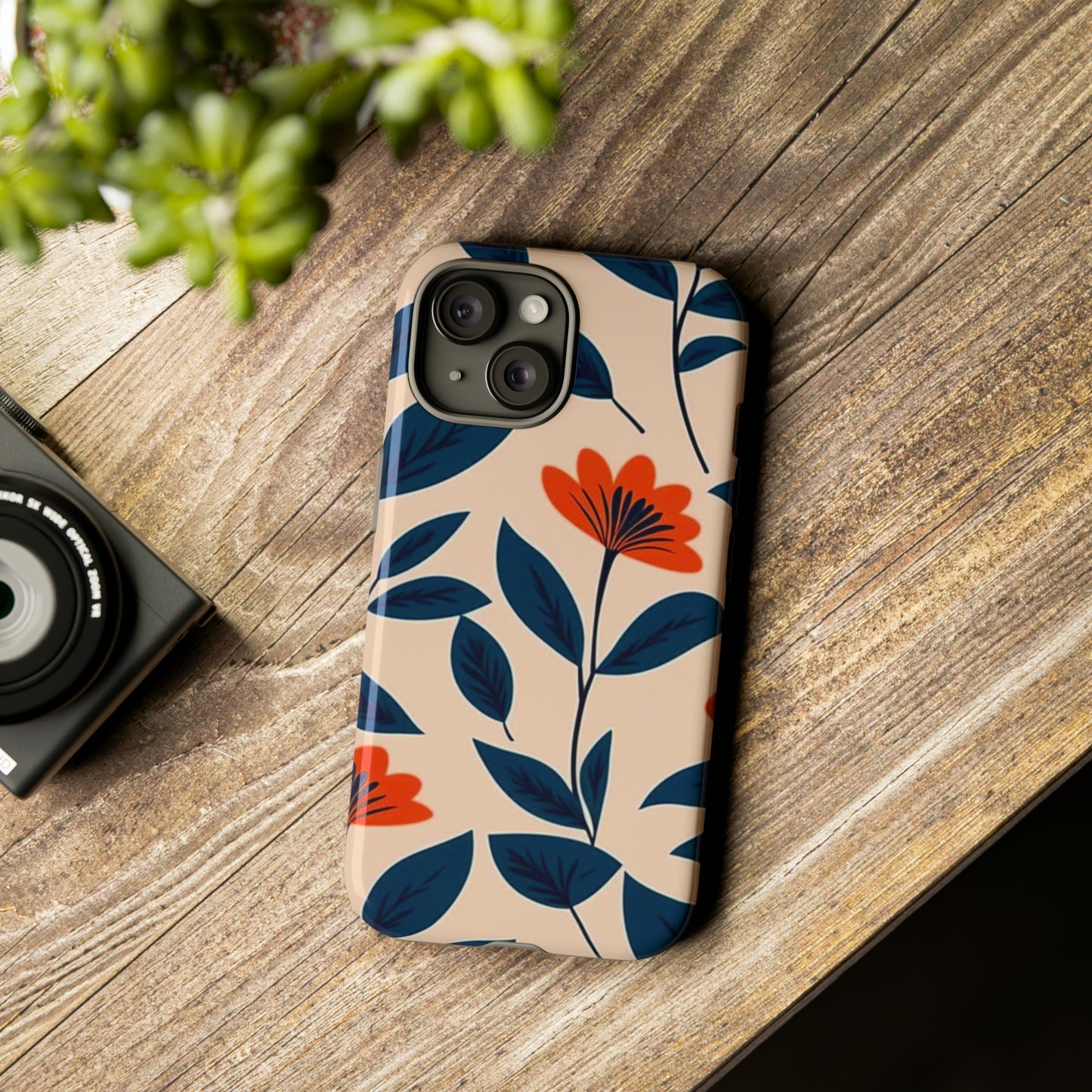 Floral Pattern Tough Case