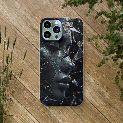 Fractured Glass art Biodegradable Case