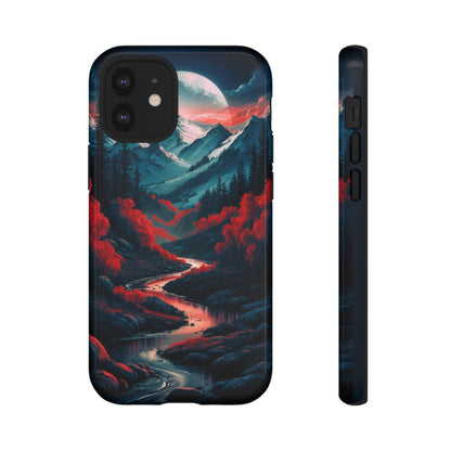 Crimson Red Night Tough Case