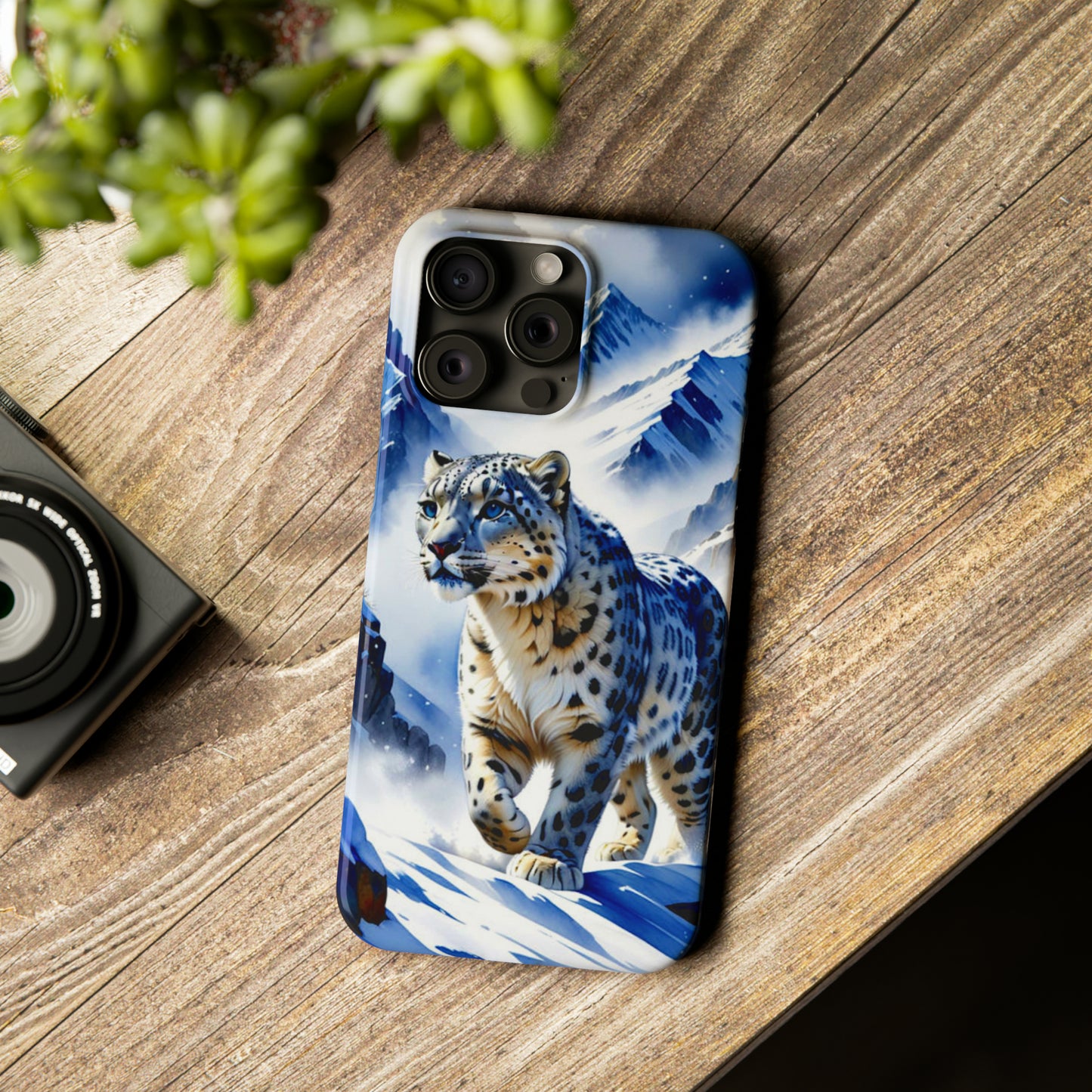 White Tiger Slim Phone Case - Colorwink