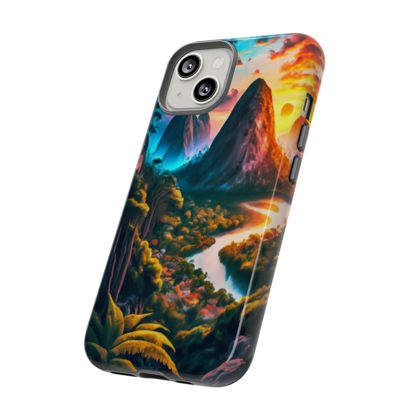 Glowing Mountain Tough Case