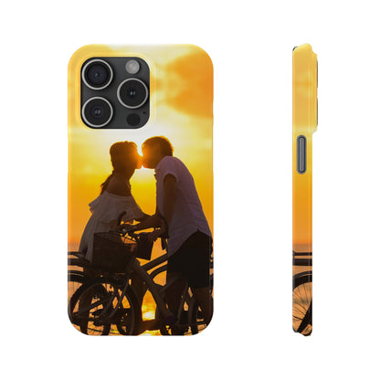 Sunset Kiss Slim Phone Case