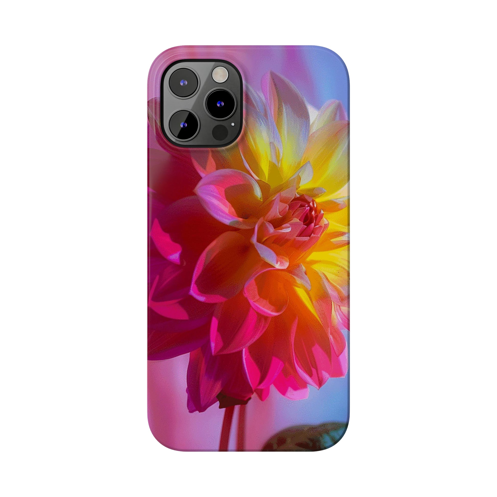 Floral Design Slim Phone Case - Colorwink