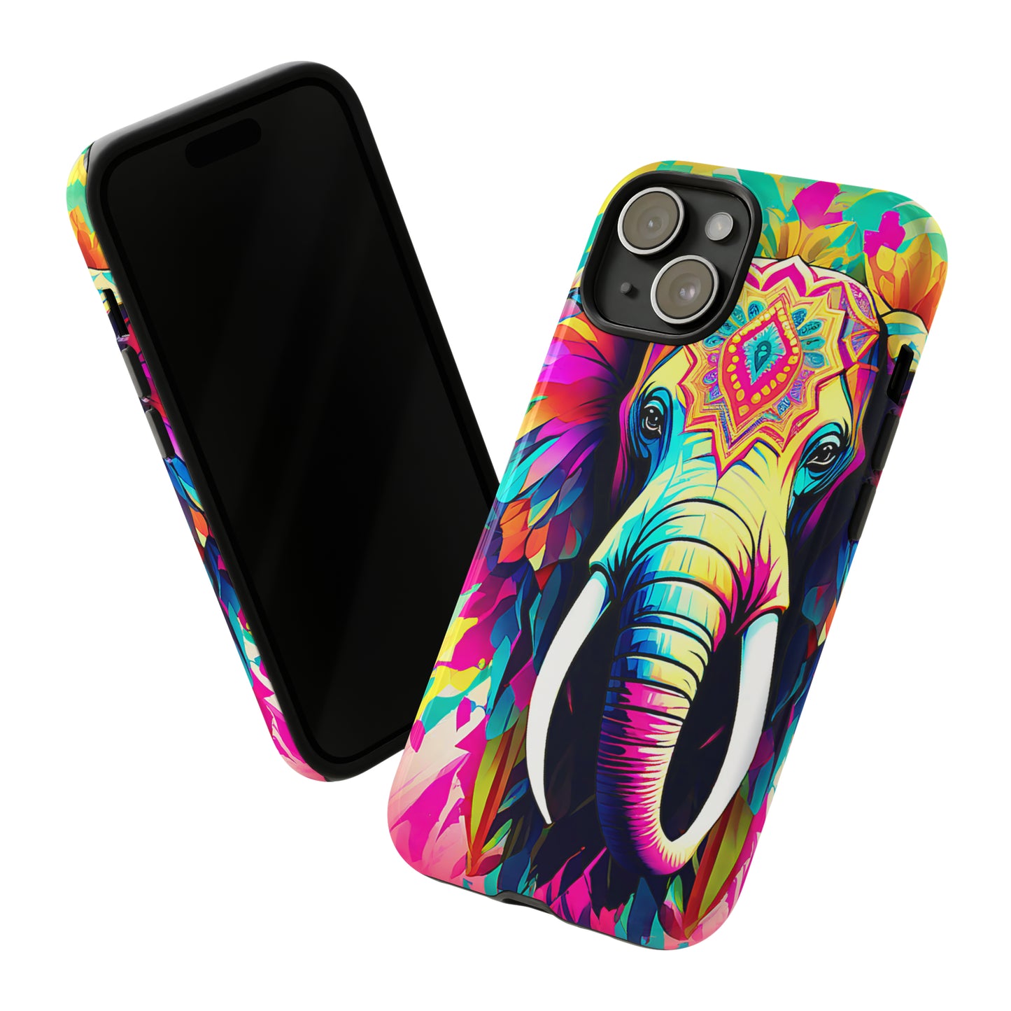 Psychedelic Elephant Tough Case