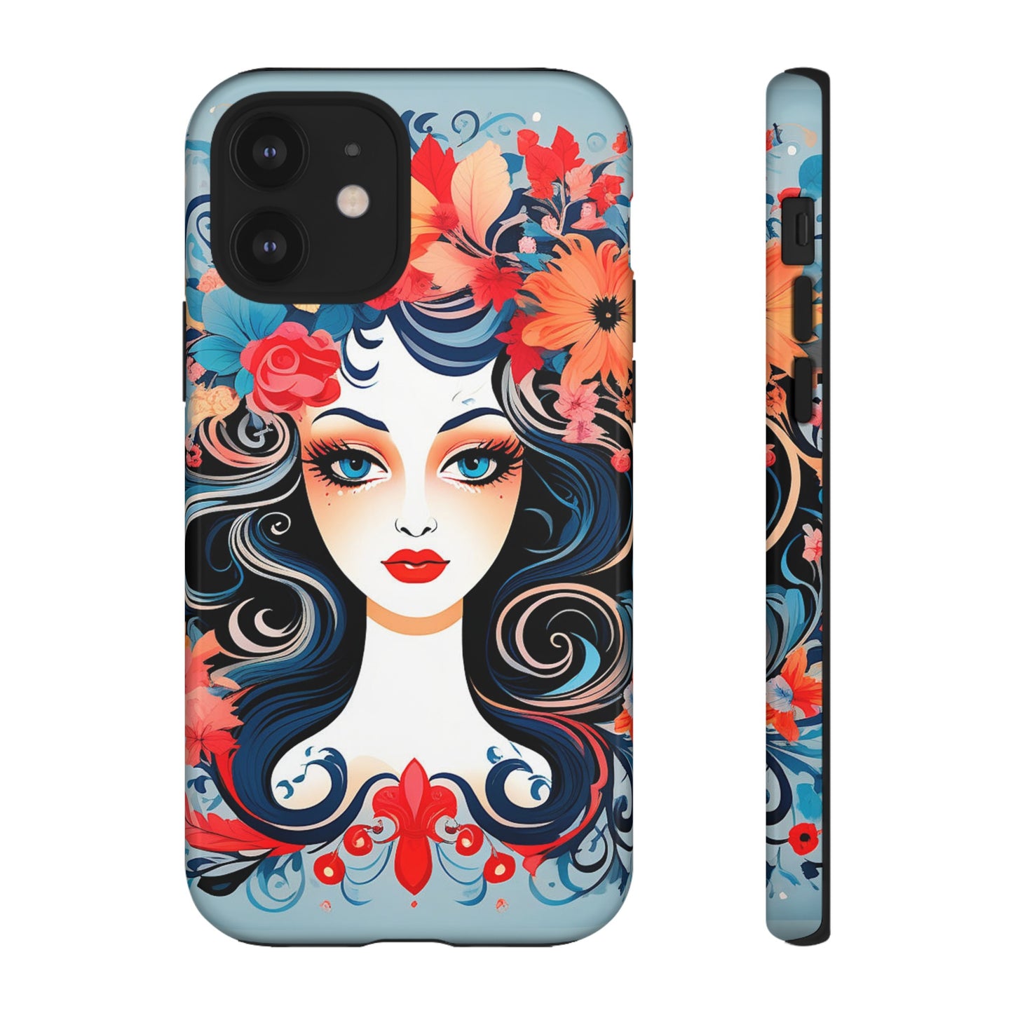 Floral Lady Tough Case