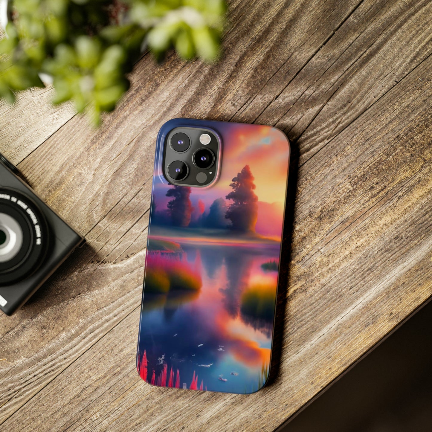 Blurry Morning Slim Phone Case - Colorwink