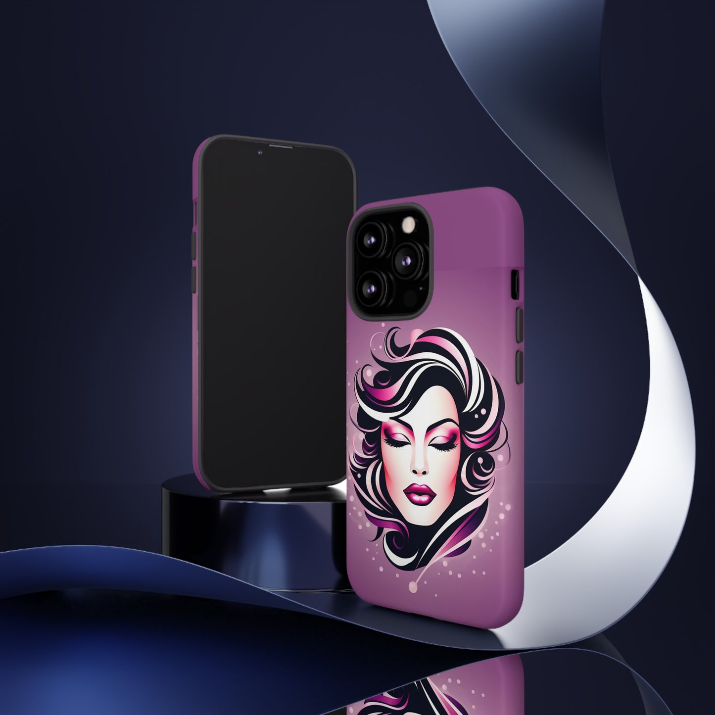 Magenta Lady Tough Case