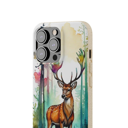 Forest Majesty Deer Biodegradable Case