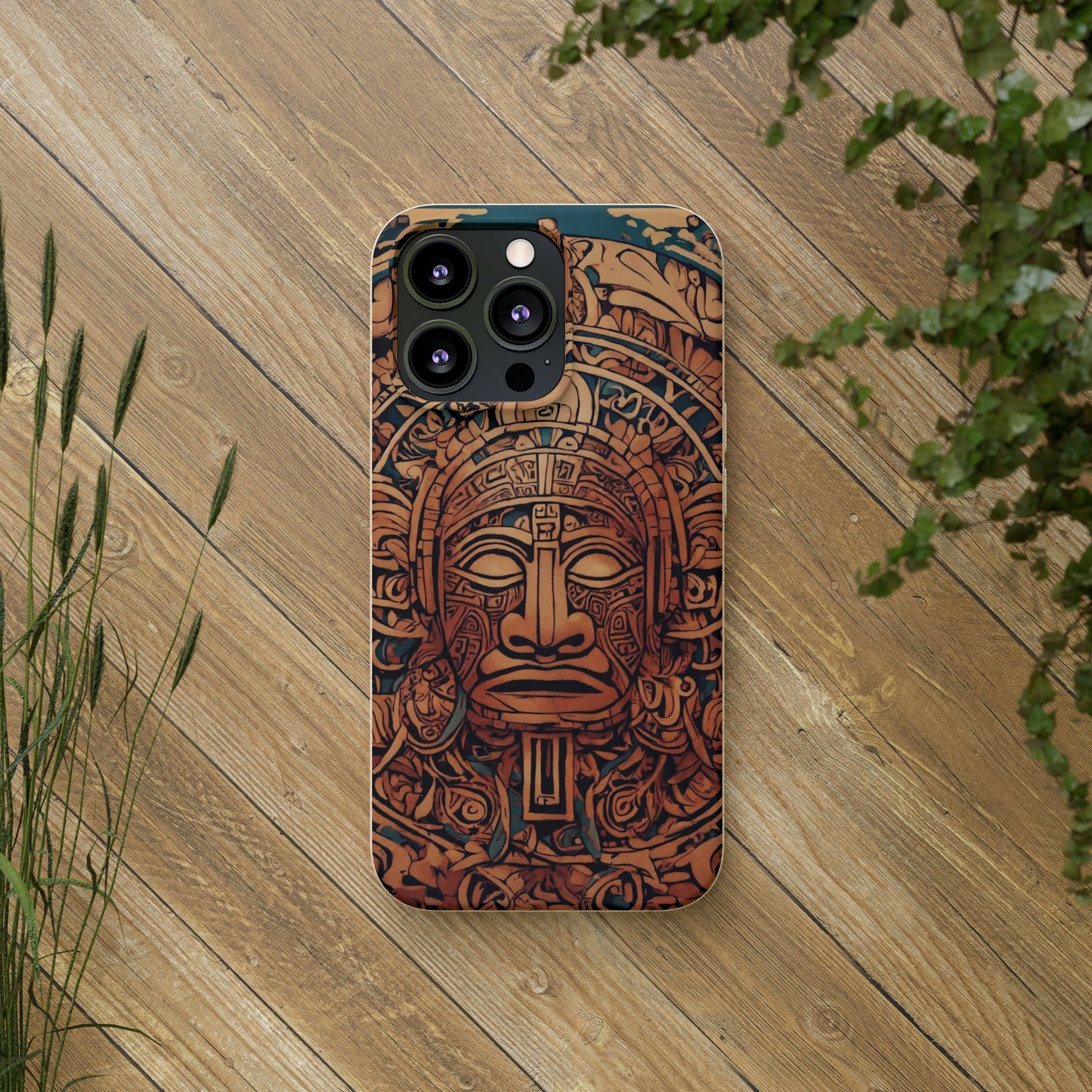 Marquesan Tattoo Style Biodegradable Case