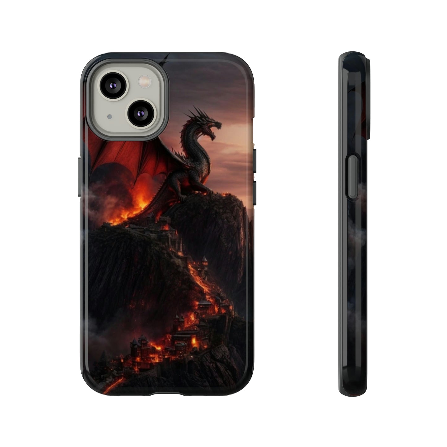 Dragon on mountain Tough Case