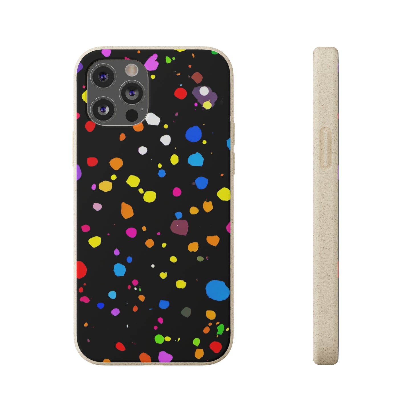 Colorful Dot Parade Biodegradable Case