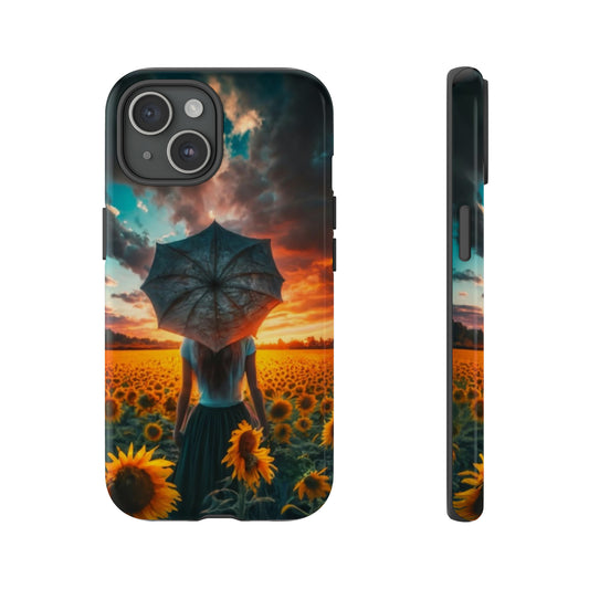 Sunflower Field Tough Case