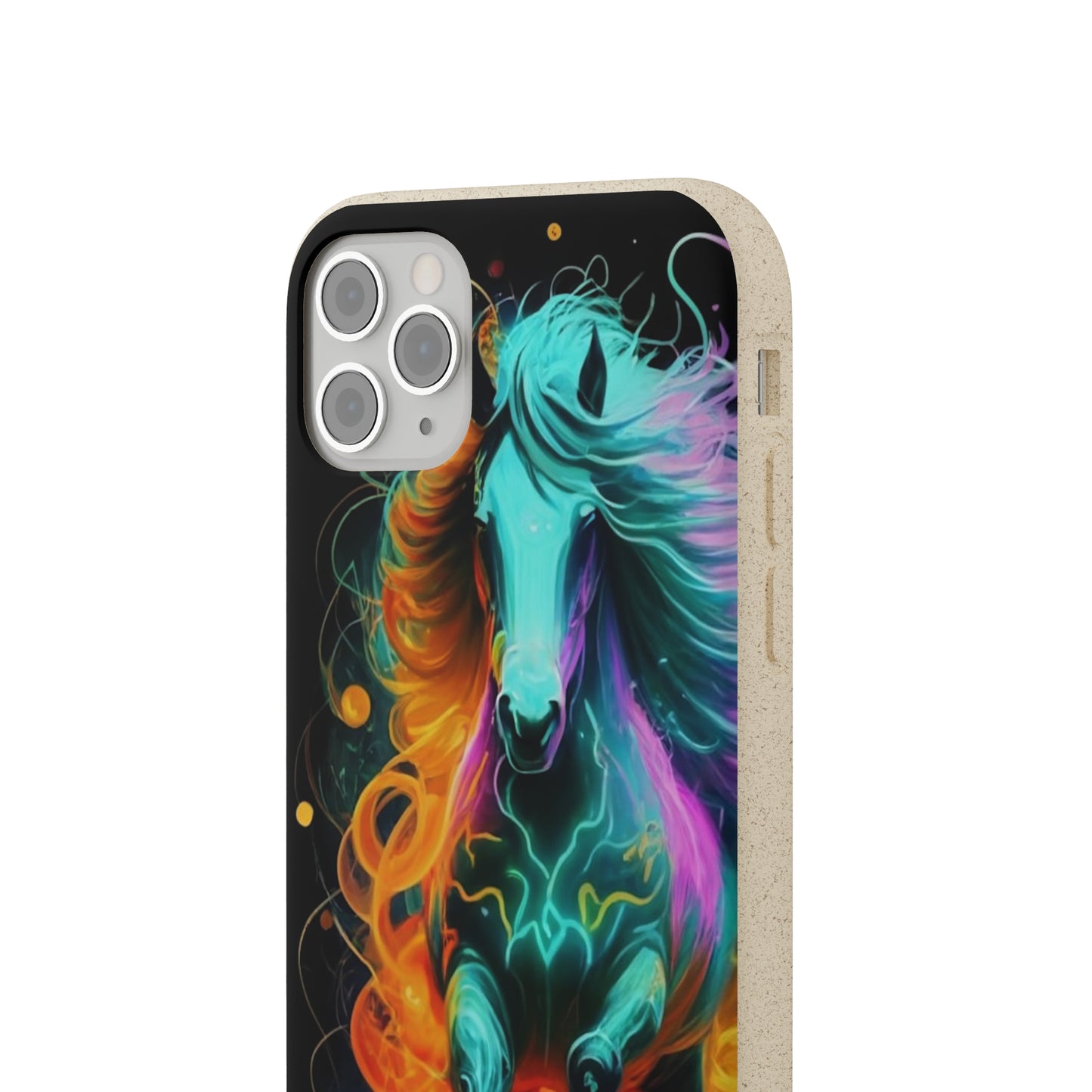 Psychedelic Horse Biodegradable Case