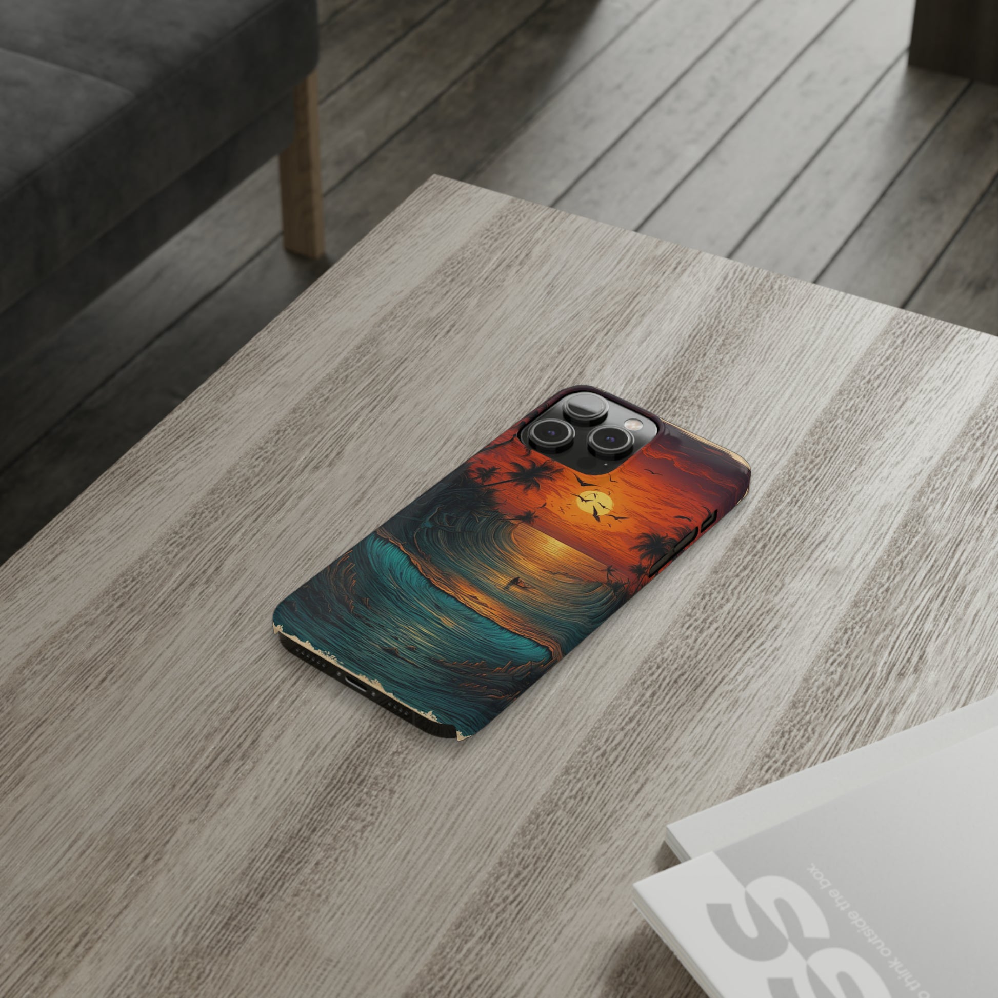 Golden Horizon Slim Case - Colorwink