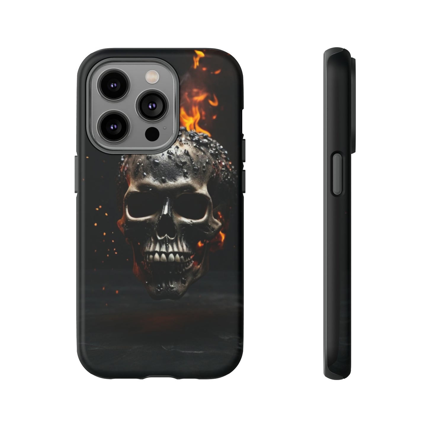 Fiery Skull Tough Case