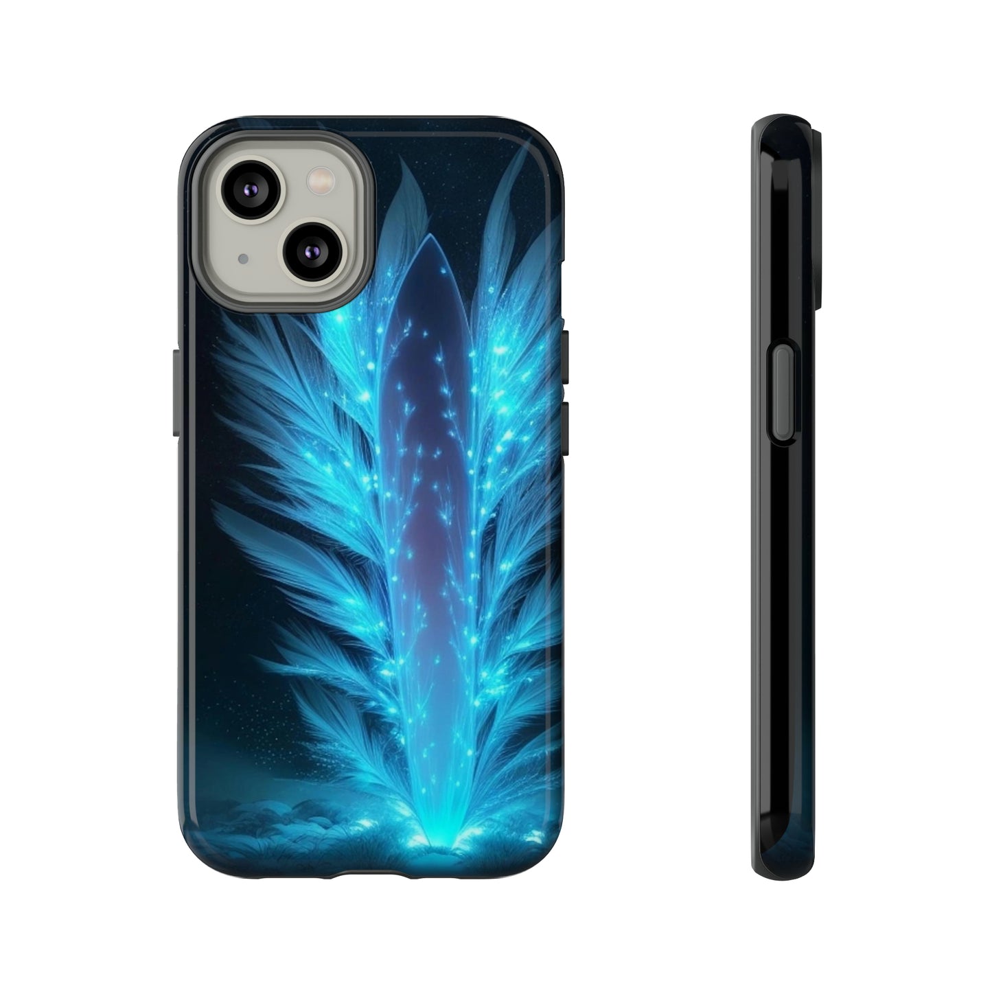 Glowing Blue Light  Tough Case