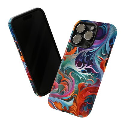 Spiral Paint Art Pattern Tough Case