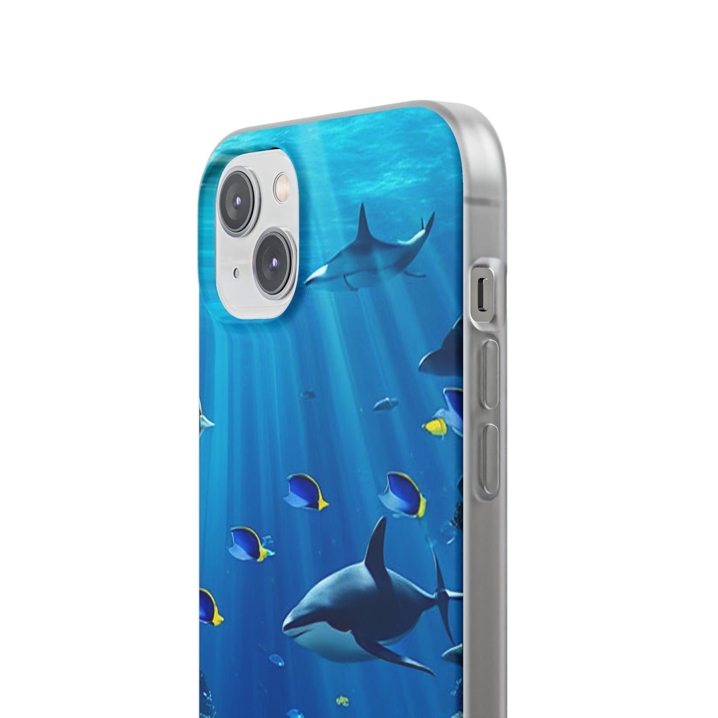 Blue Water Shark Flexi Case - Colorwink