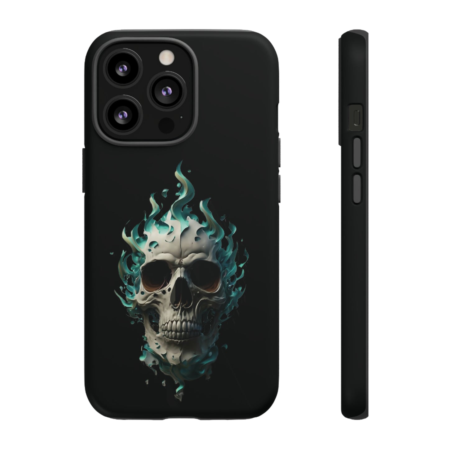 Flaming Skull Tough Case